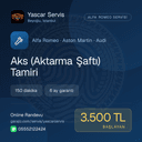 Aks (Aktarma Şaftı) Tamiri